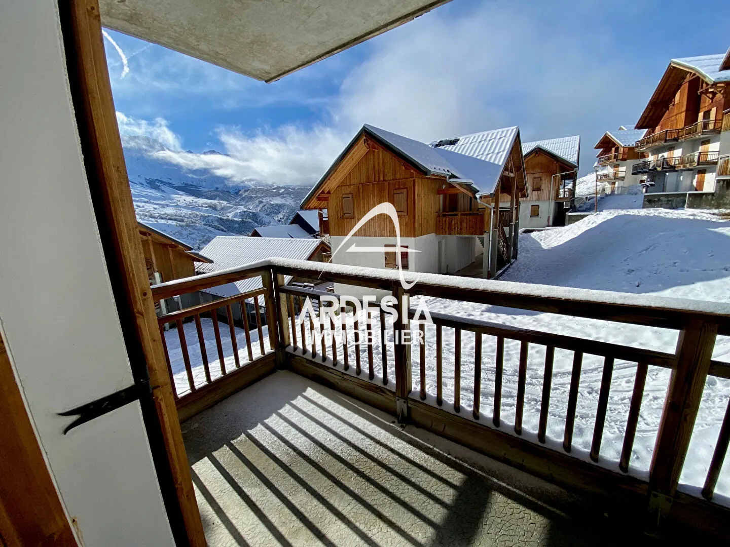 Appartement T3 cabine à Albiez Montrond avec superbe vue 