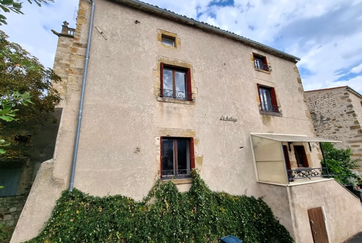 Authezat - Maison de bourg - 4 chambres 