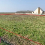 Terrain constructible 1429 m2 à Franxault avec vue sur la campagne