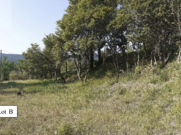 Terrain constructible de 1470 m2 à Coursegoules