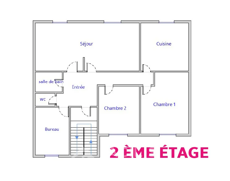 Immeuble locatif 3 appartements + garages à Bordes 