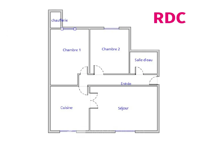 Immeuble locatif 3 appartements + garages à Bordes 