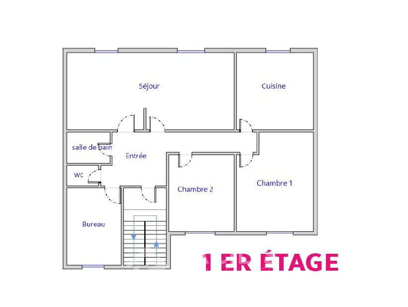 Immeuble locatif 3 appartements + garages à Bordes 