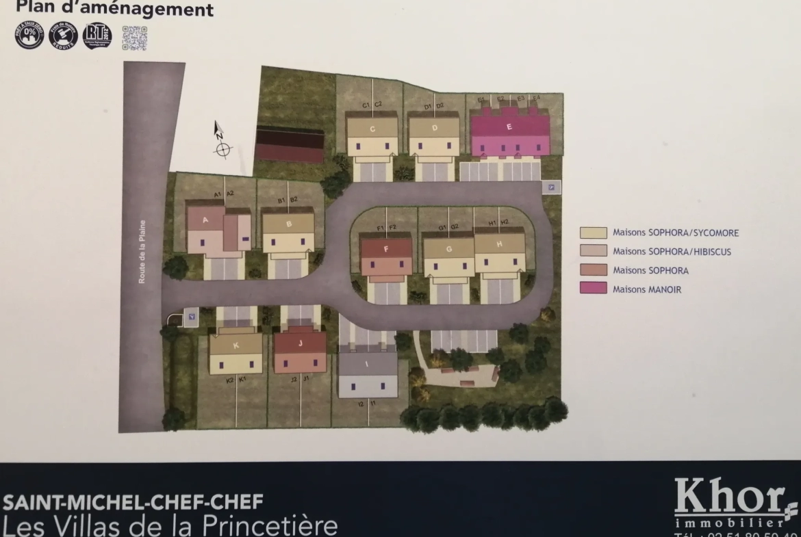 Maison 3 chambres / Programme neuf à Saint Michel Chef Chef 