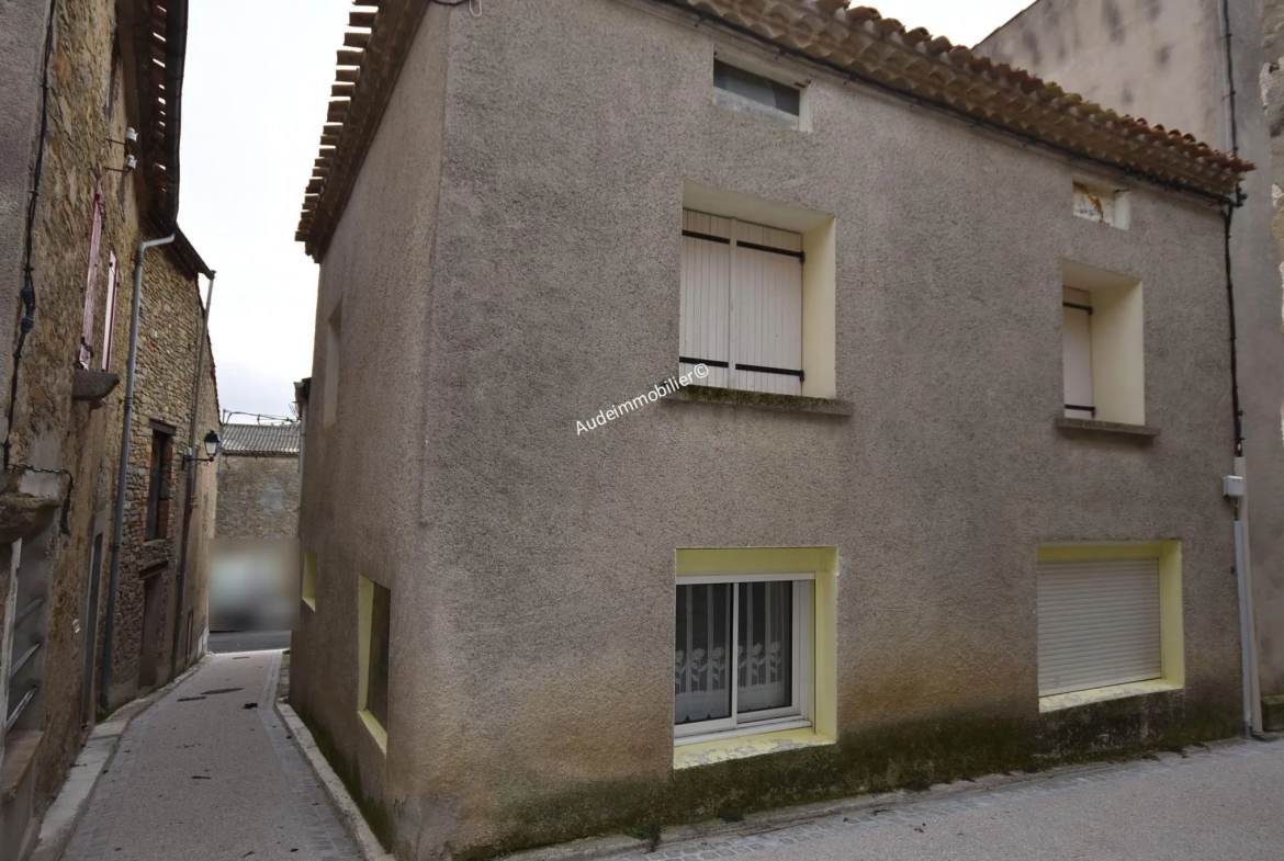 Maison de village avec petite remise attenante à Limoux 