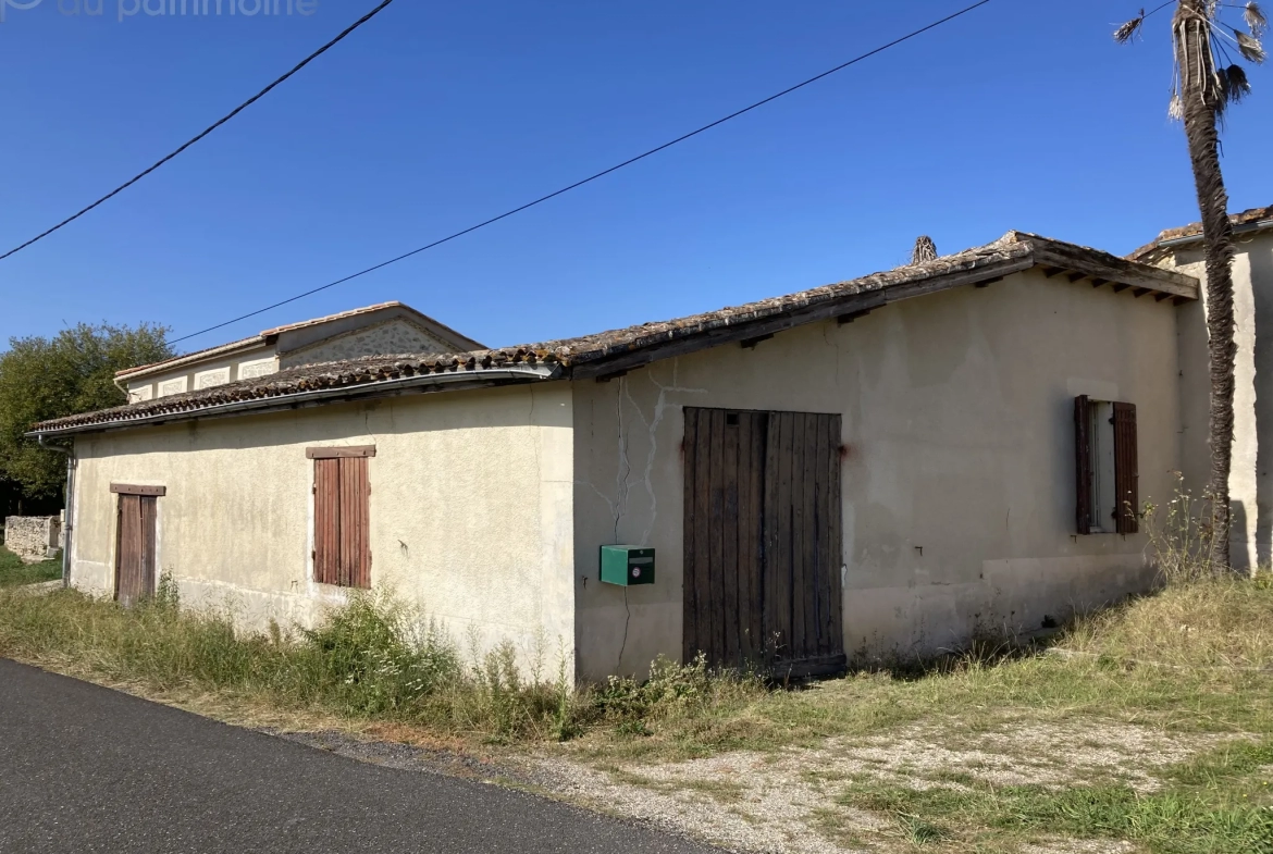 Maison en pierre à rénover à Bazas (33430) 