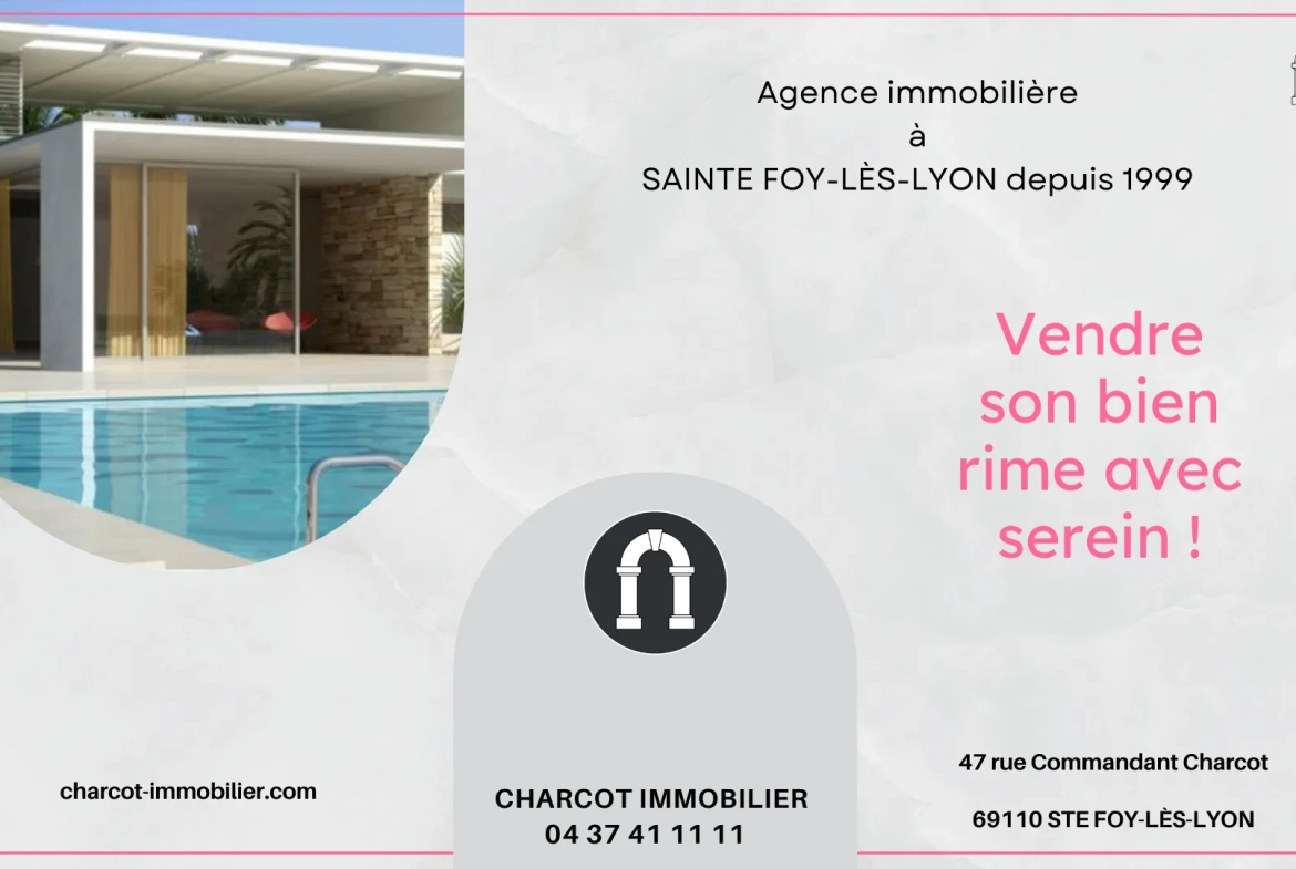 Appartement à vendre à Lyon 5ème avec loggia, cave et parking 