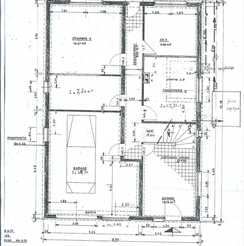 Secteur de qualité - Maison Individuelle 150 m2 habitables + 50 m2 surfaces annexes 