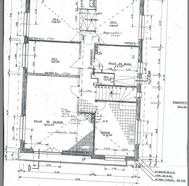 Secteur de qualité - Maison Individuelle 150 m2 habitables + 50 m2 surfaces annexes 