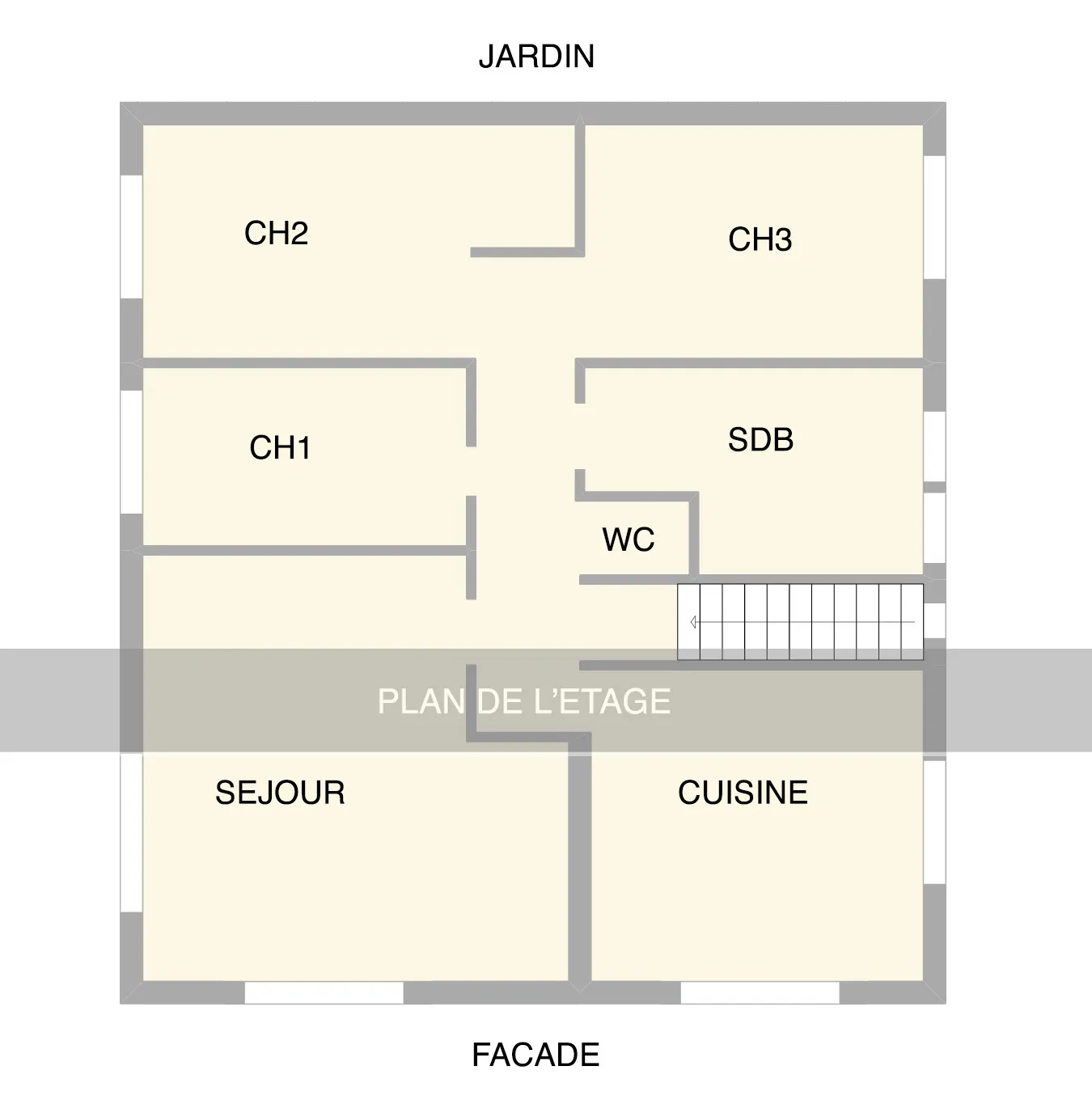 Secteur de qualité - Maison Individuelle 150 m2 habitables + 50 m2 surfaces annexes 