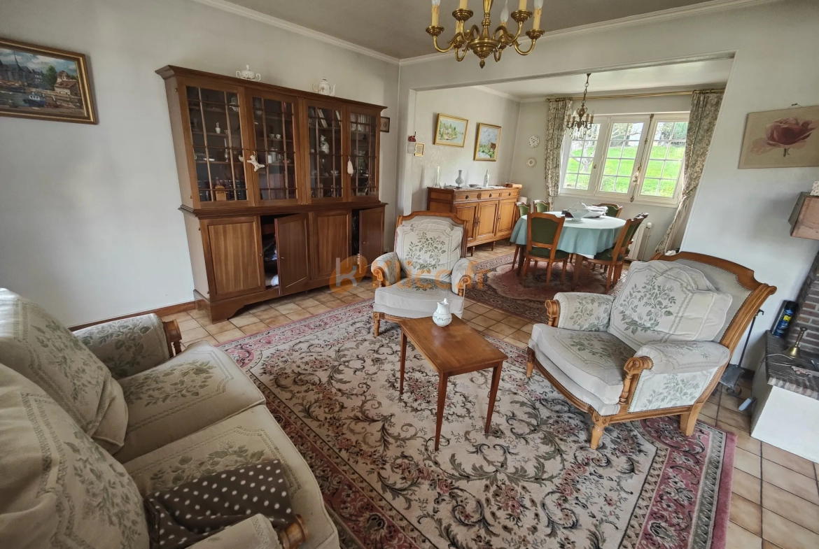 Maison spacieuse de 130m2 à vendre à proximité de Dieppe 