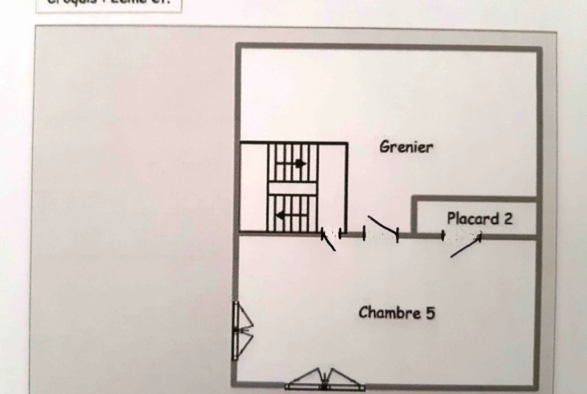 Maison T5 à rénover sur 279m2 de terrain à Sigean 