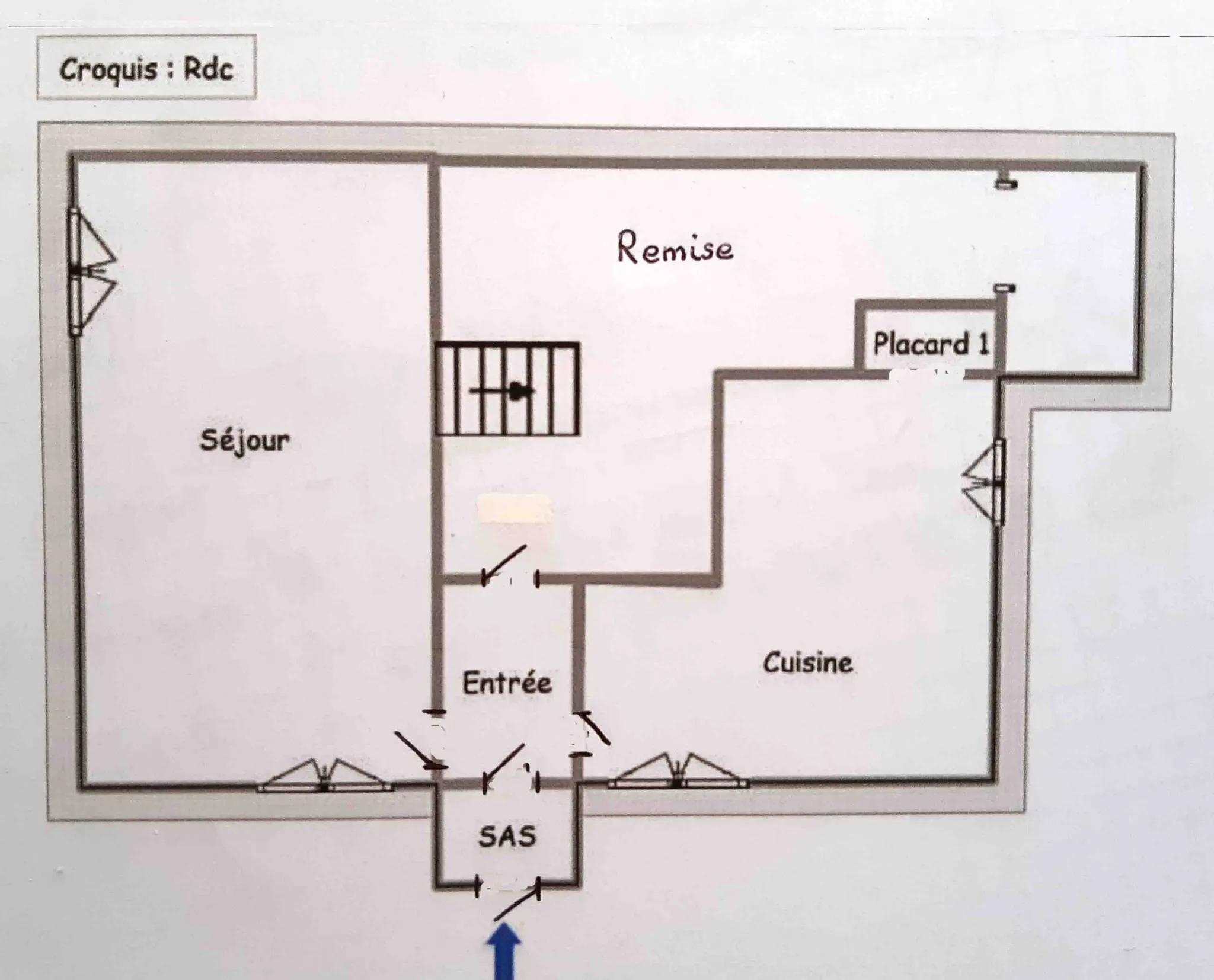 Maison T5 à rénover sur 279m2 de terrain à Sigean 