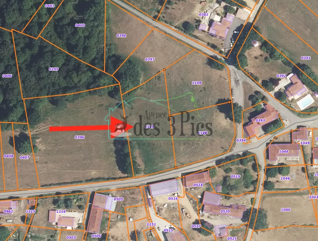 Terrain constructible de 3 239m2 avec vue dégagée à Montastruc de Salies 