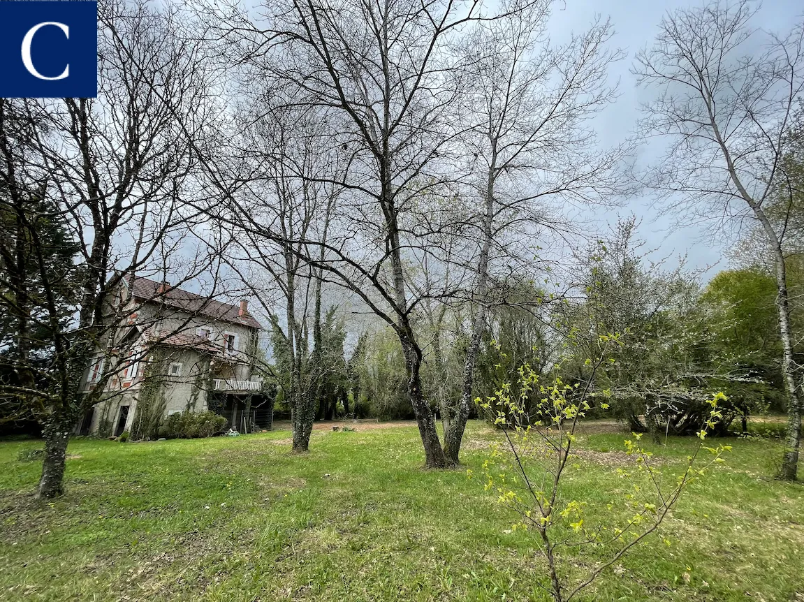 Cachet architectural ! Maison en bord de rivière à vendre à Razac sur l isle 