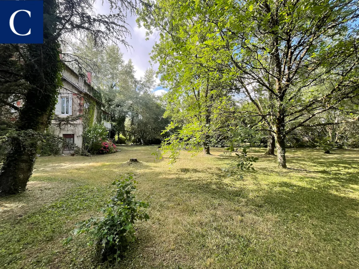 Cachet architectural ! Maison en bord de rivière à vendre à Razac sur l isle 