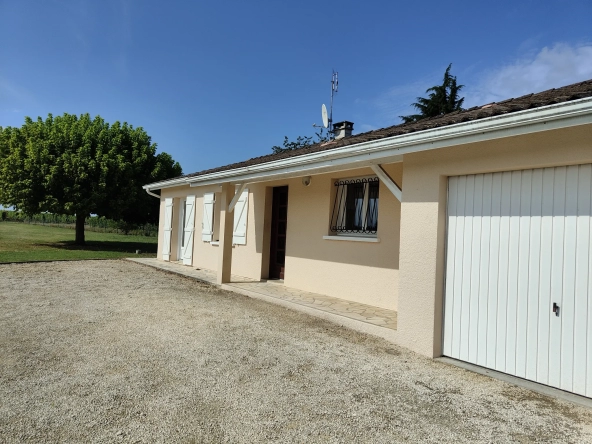 Maison T4 avec garage et jardin à 5 minutes de Langon