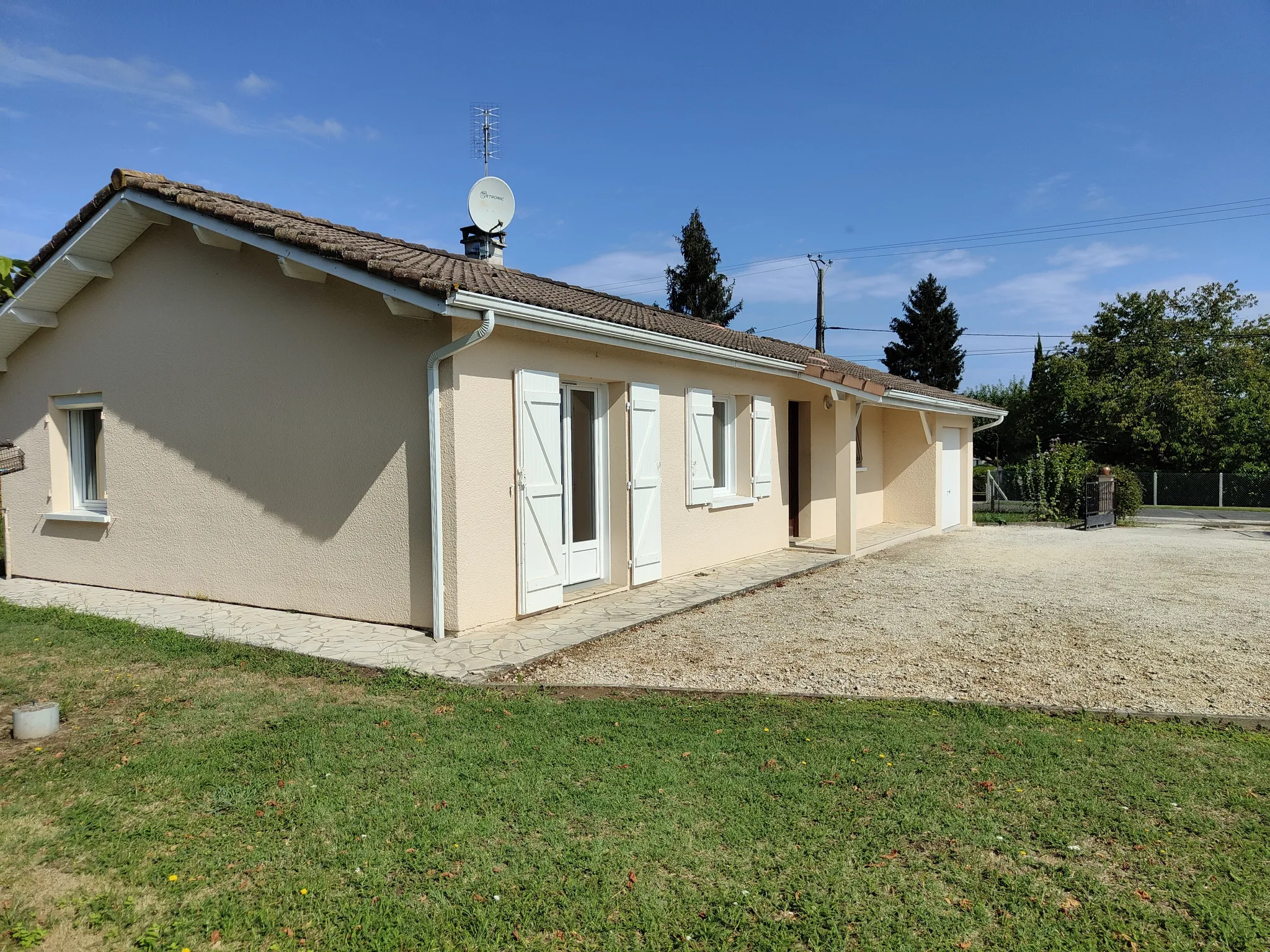 Maison T4 avec garage et jardin à 5 minutes de Langon 