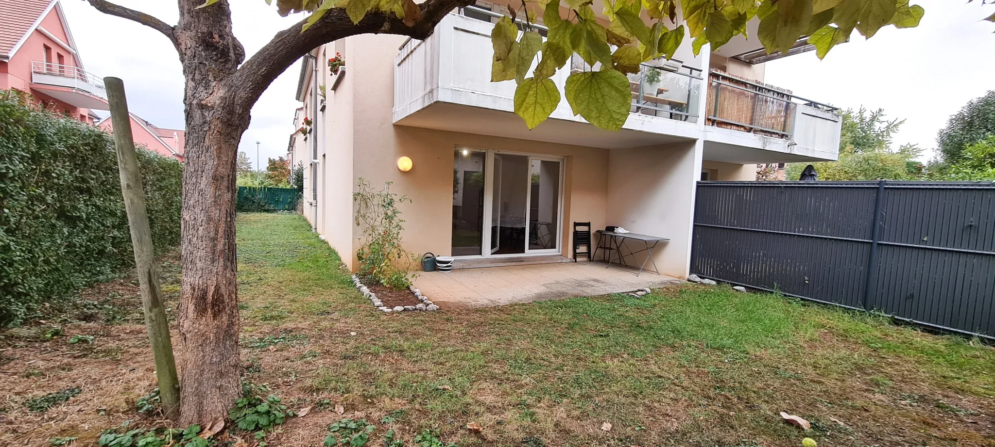 Appartement 2 pièces avec jardin privatif et garage à Wintzenheim 