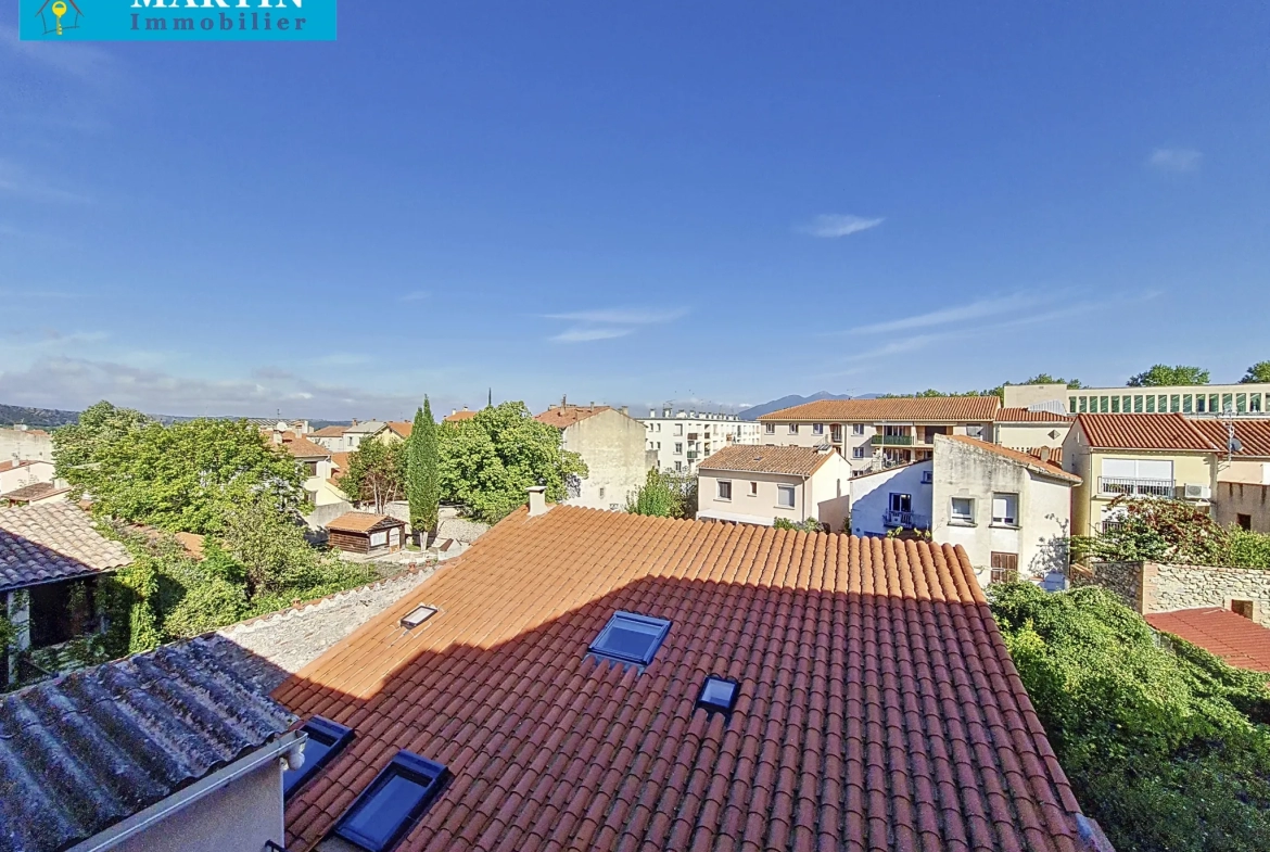 Appartement en duplex à Ceret avec belle vue 