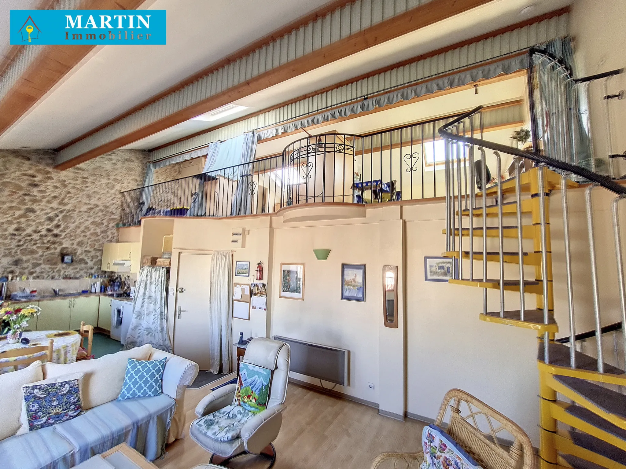 Appartement en duplex à Ceret avec belle vue 