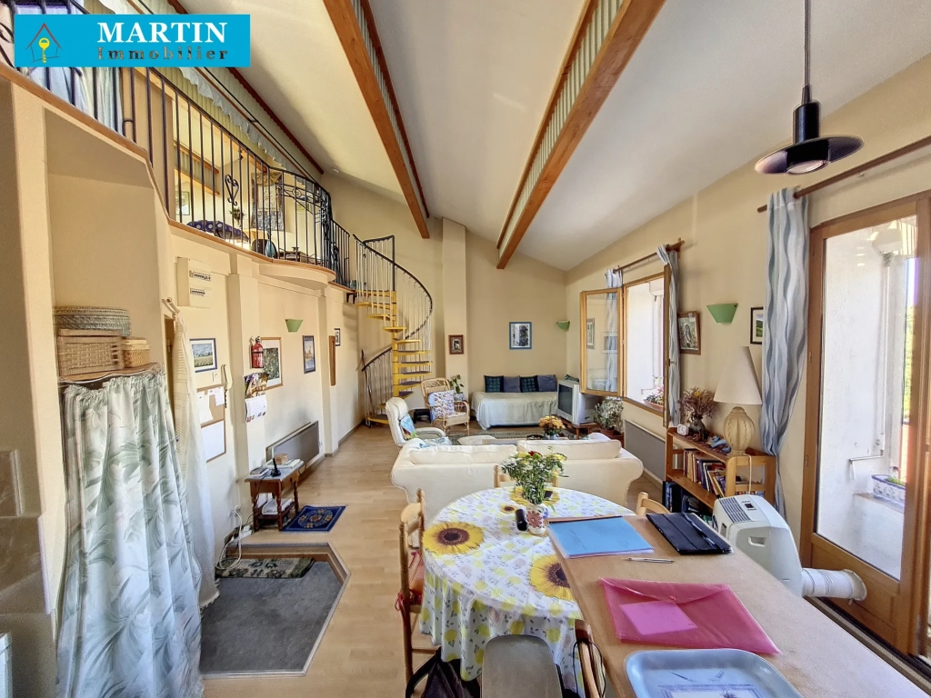 Appartement en duplex à Ceret avec belle vue