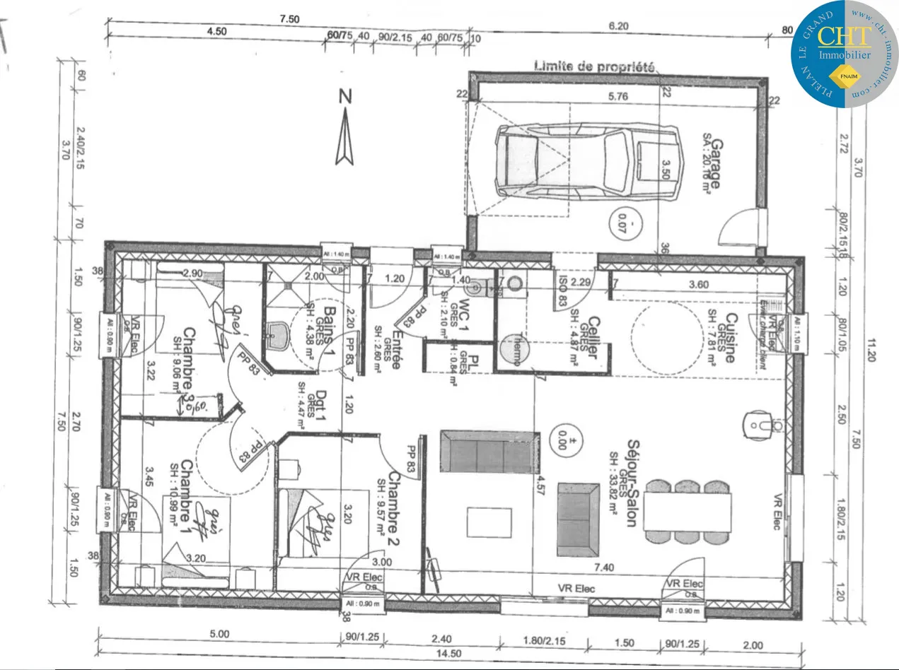 Maison récente de plain pied à Paimpont - Investissement 