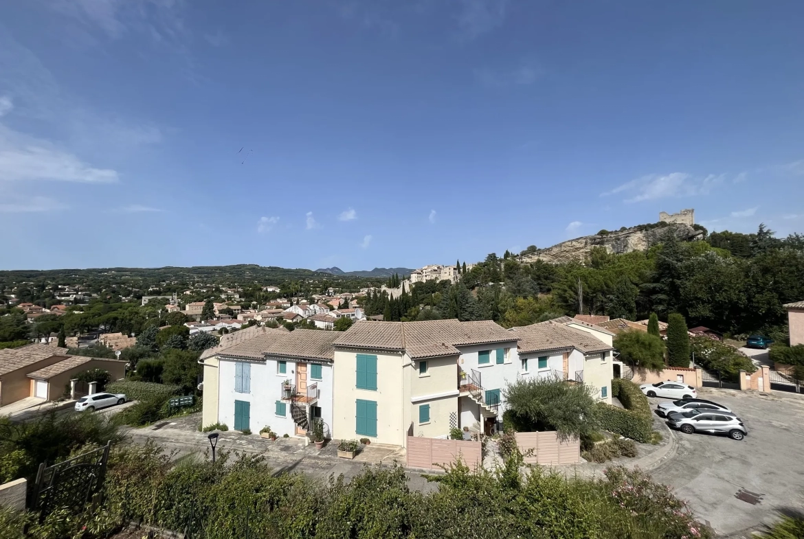 Appartement de 29m2 avec Terrasse et Vue Panoramique à Vaison 