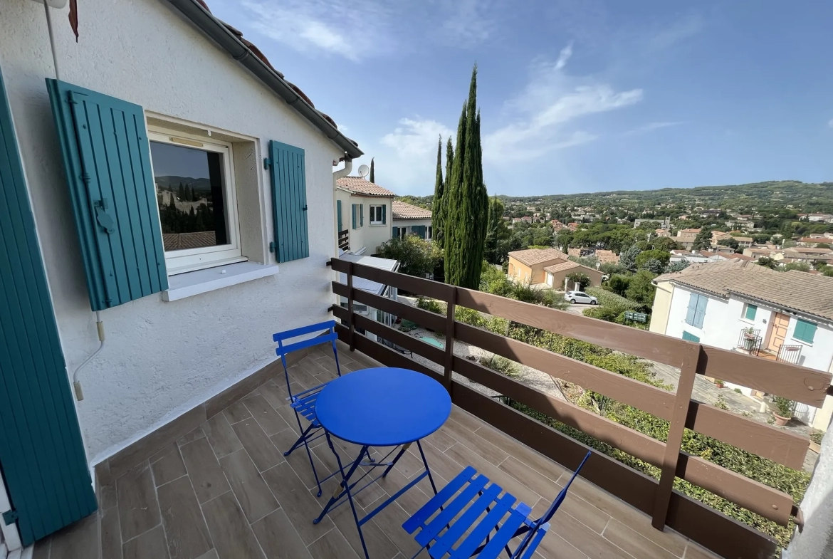 Appartement de 29m2 avec Terrasse et Vue Panoramique à Vaison 