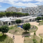 Studio cabine à Carnon plage avec vue sur le jardin et le port