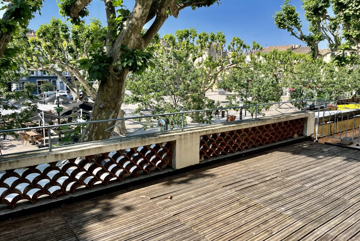 Appartement de 99m2 avec terrasse au centre de Vaison la Romaine 