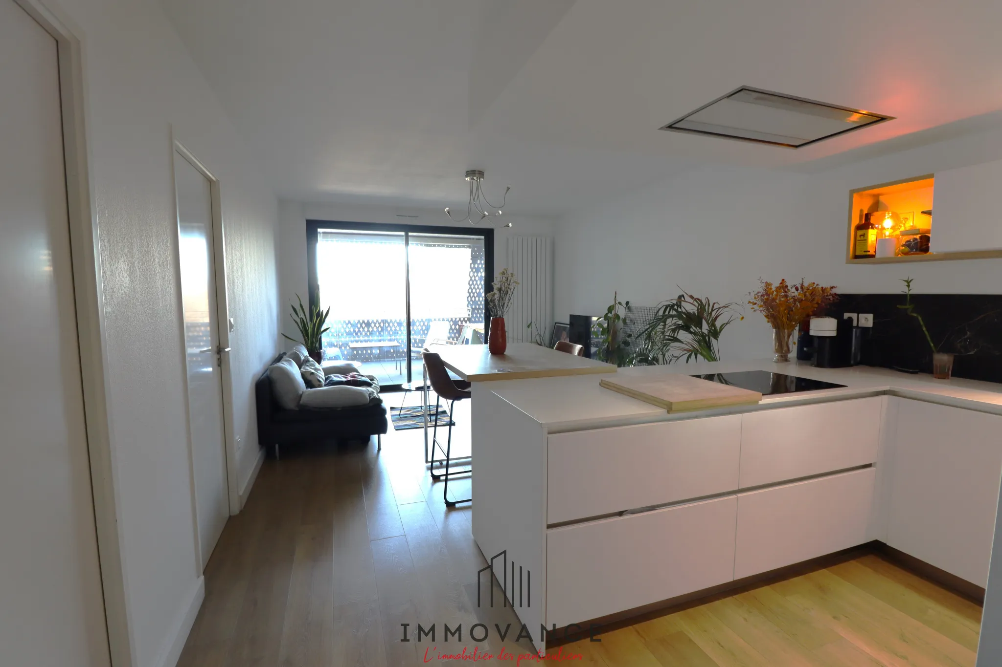 Vente T2 50m2 avec terrasse et place de parking à Montpellier 