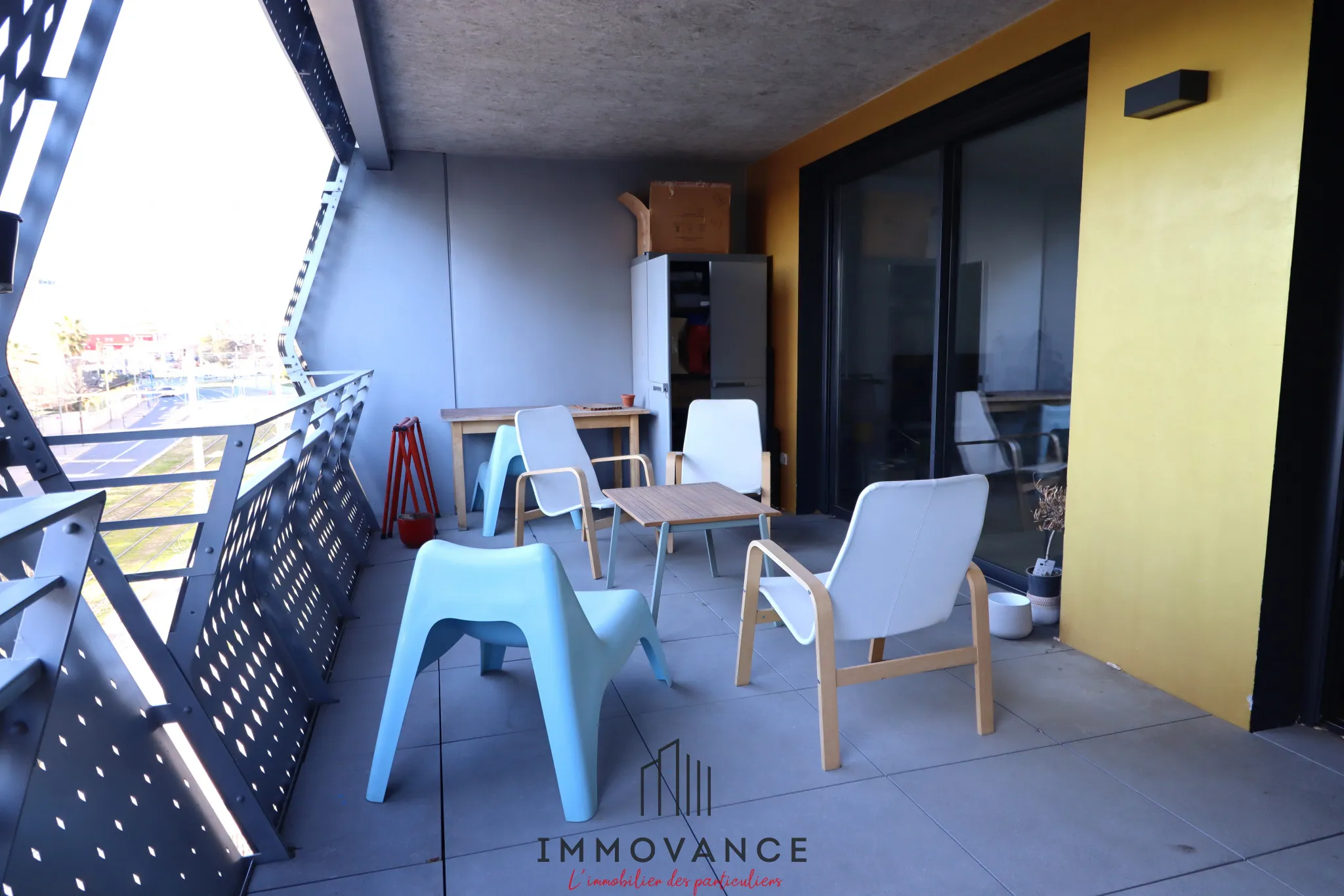 Vente T2 50m2 avec terrasse et place de parking à Montpellier 