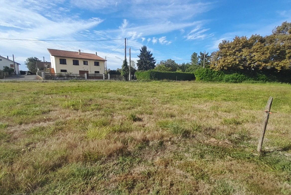 Terrain plat de 2 000 m2 à vendre à Andrest avec vue sur les Pyrénées 