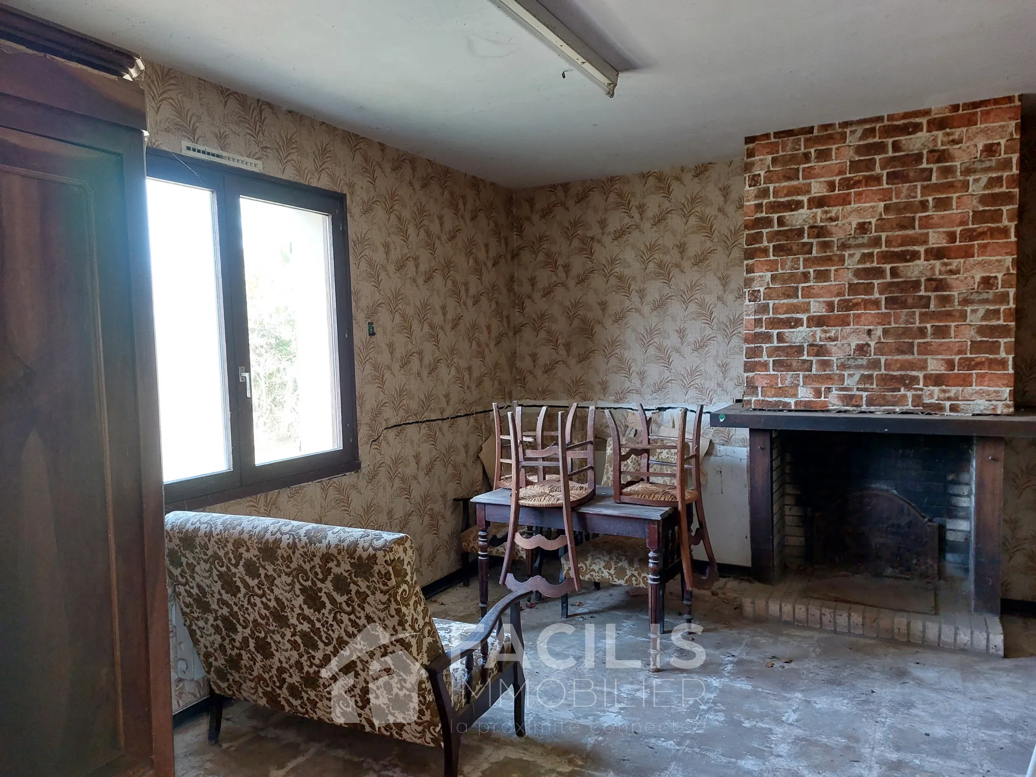 Maisonnette à Montjean sur Loire avec vue, terrain de 1967m2 