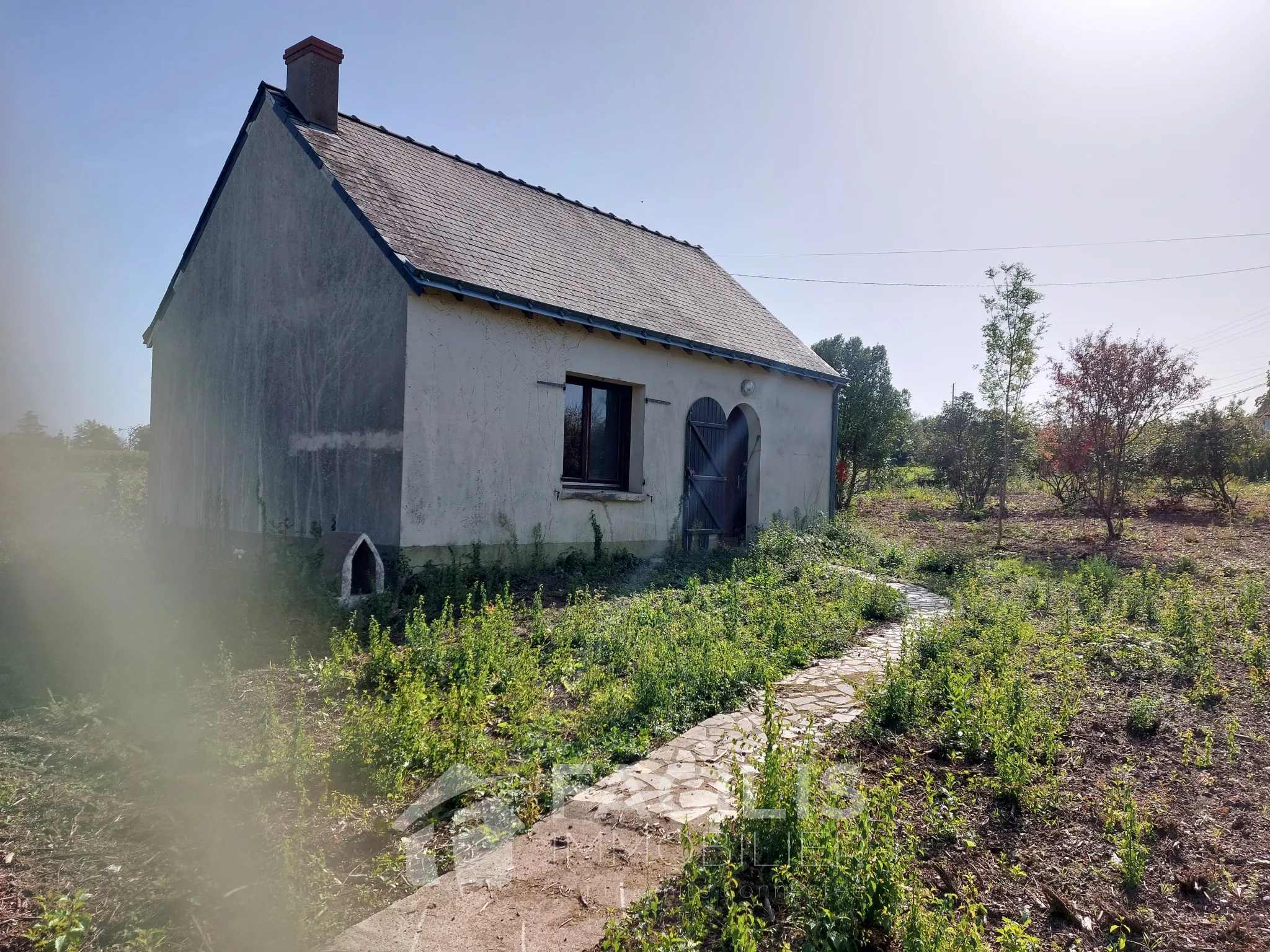 Maisonnette à Montjean sur Loire avec vue, terrain de 1967m2 