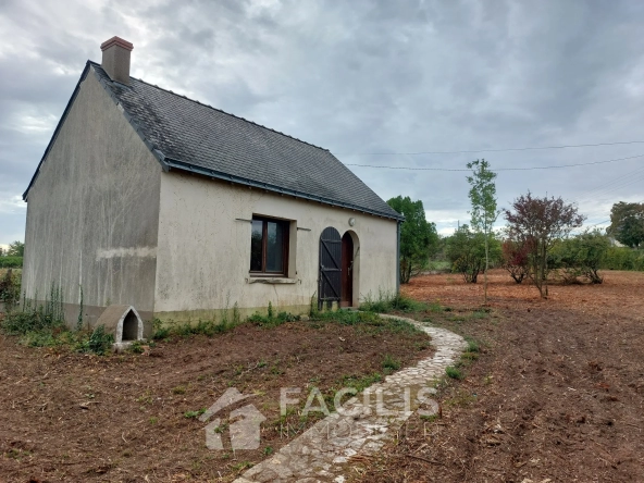 Maisonnette à Montjean sur Loire avec vue, terrain de 1967m2