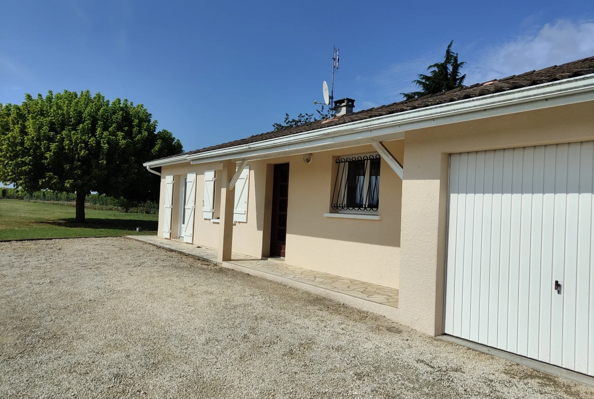 Maison T4 avec garage et jardin à Langon 