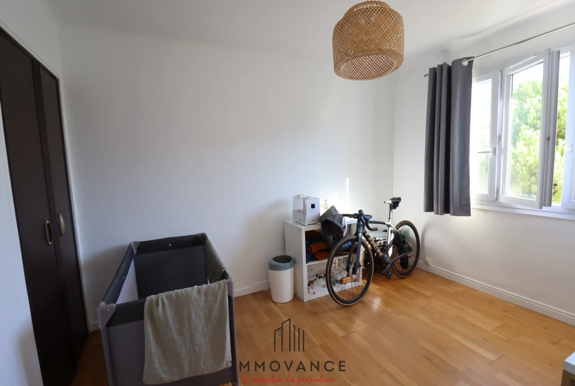 Vente T3 Montpellier Nouvelle Mairie 55m2 avec balcon, cave et garage 