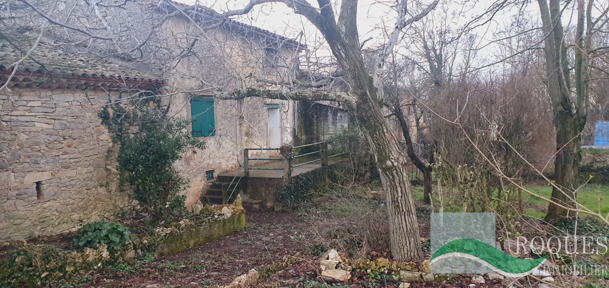 Maison de village à rénover avec jardin attenant à St Maurice de Navacelles 