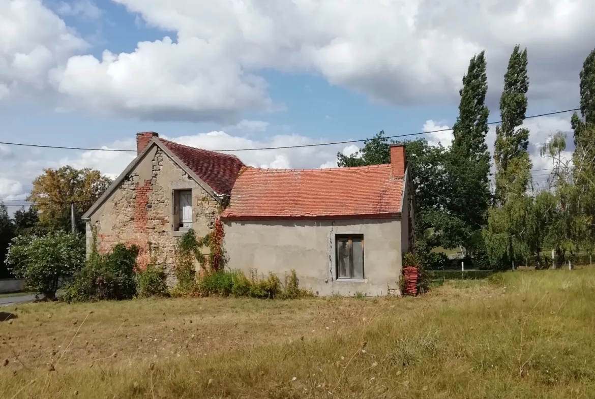 Maison de village à réhabiliter - Proche Tronçais à 30 km de Moulins 