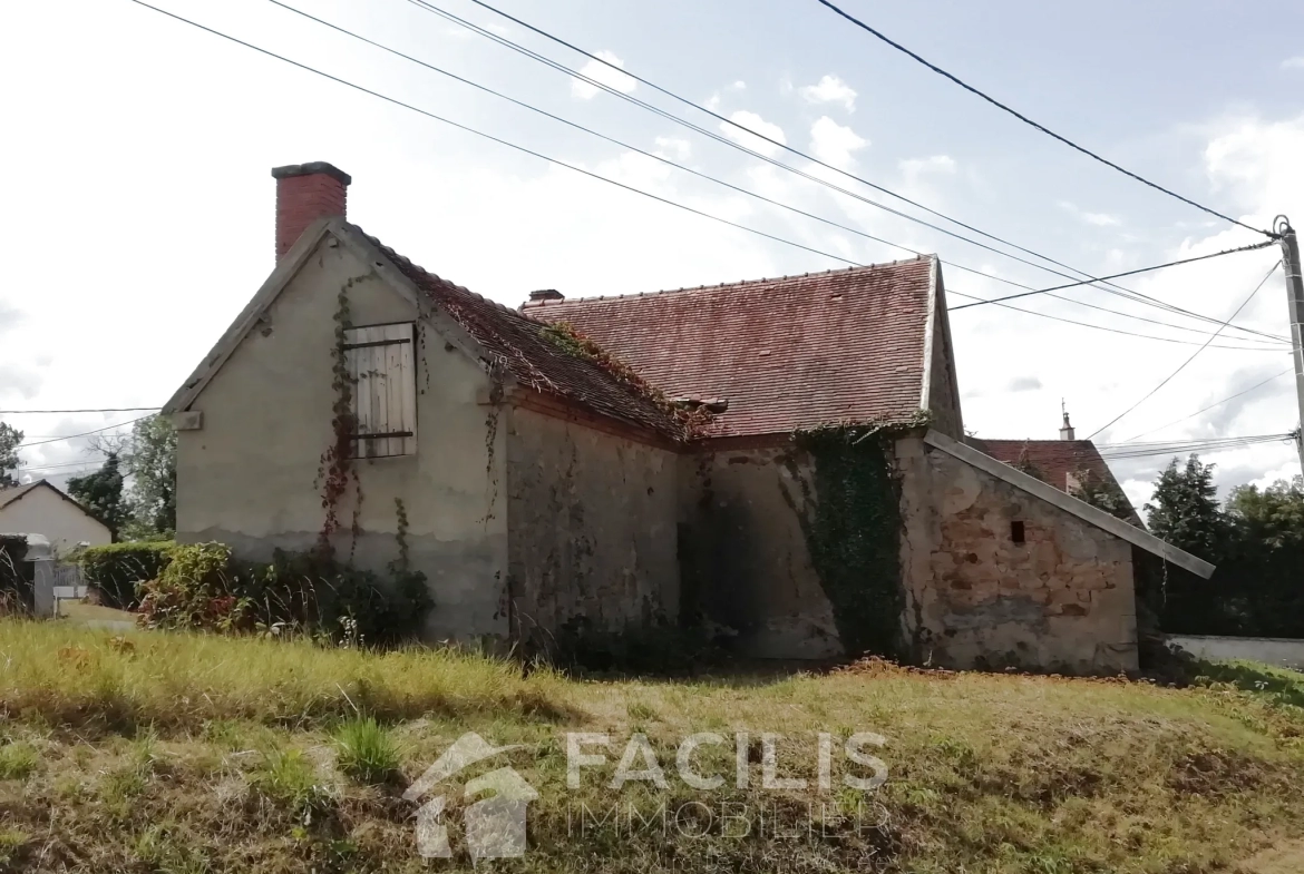 Maison de village à réhabiliter - Proche Tronçais à 30 km de Moulins 