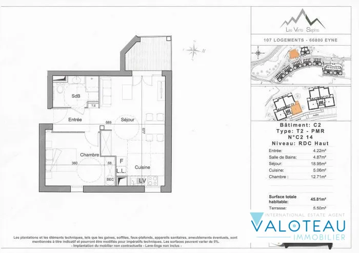 Appartement à vendre Eyne 