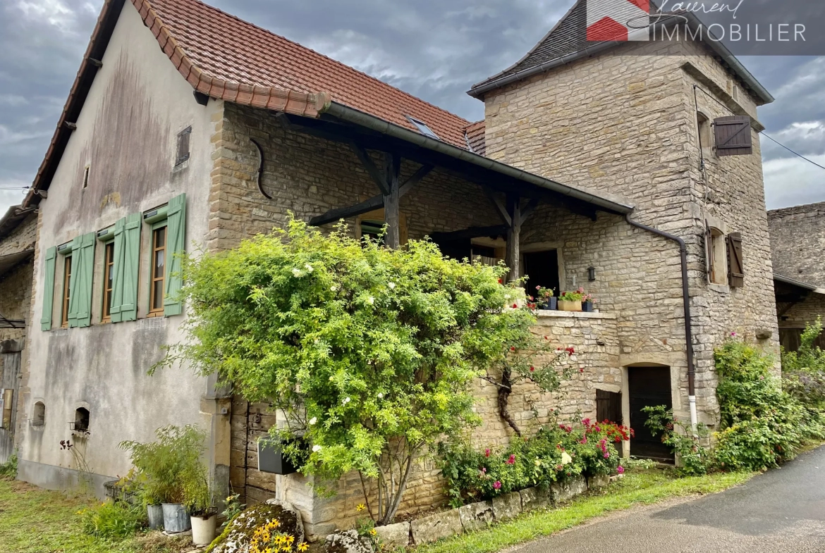 Maison en pierre à Mancey avec 4 chambres 