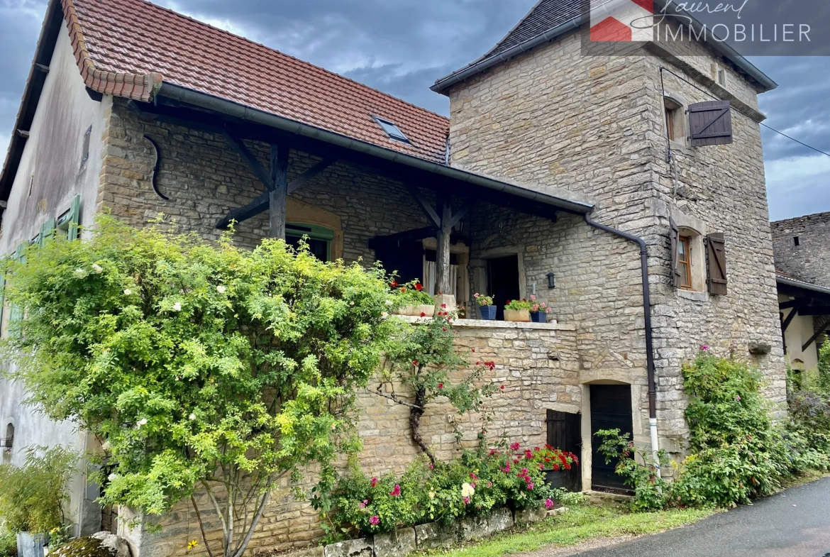 Maison en pierre à Mancey avec 4 chambres 