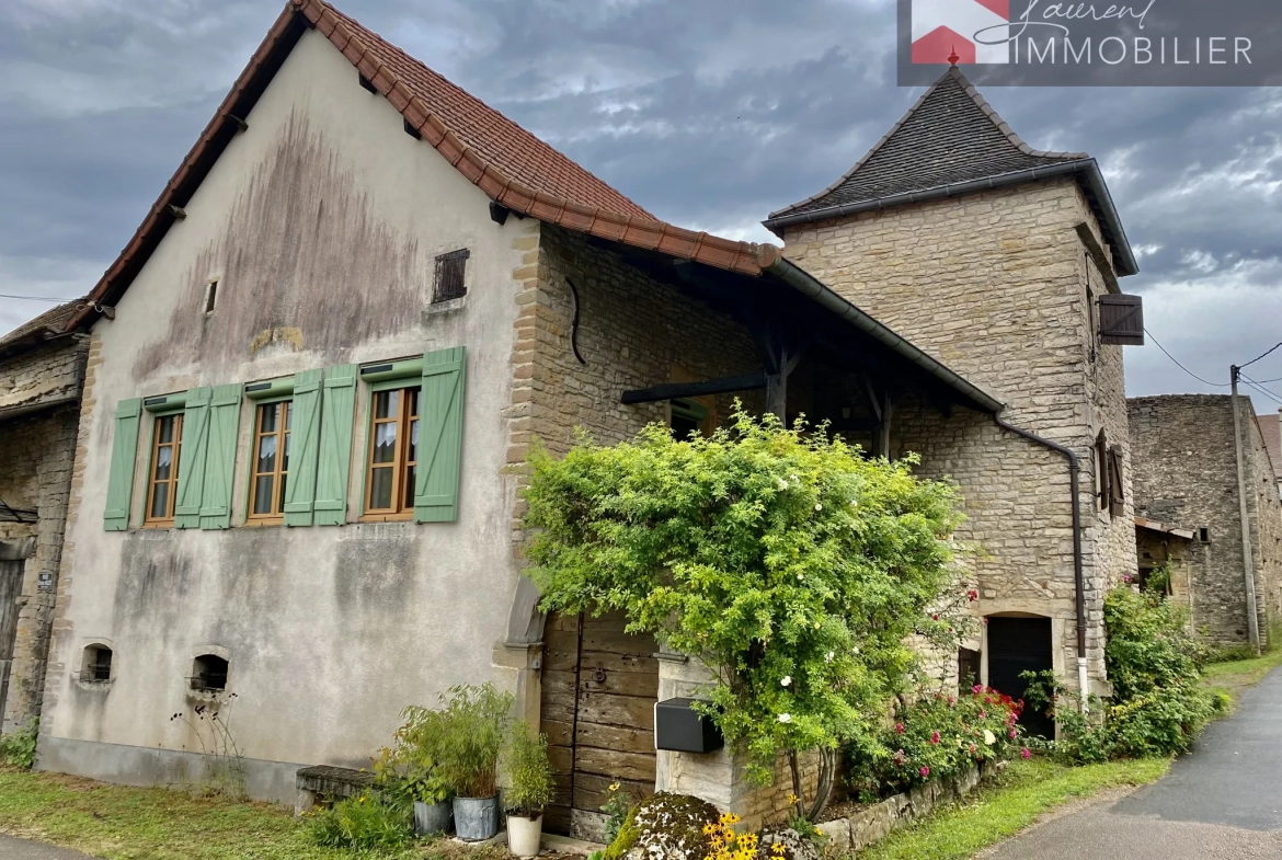 Maison en pierre à Mancey avec 4 chambres 