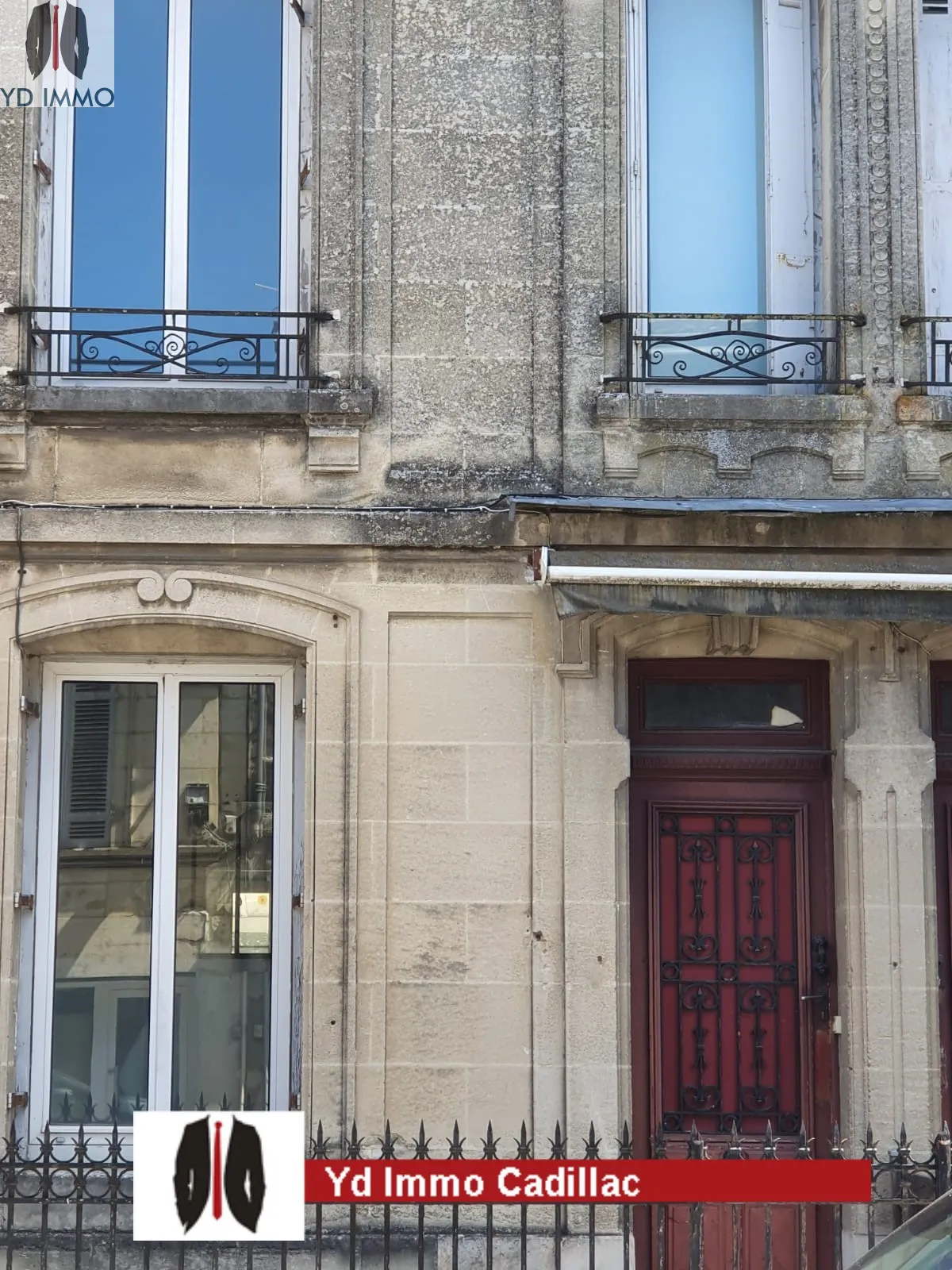 Maison de ville avec cachet à 35 min de Bordeaux 