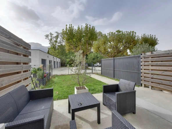 Vente appartement 3 pièces avec jardin et garage à Fontanil-Cornillon