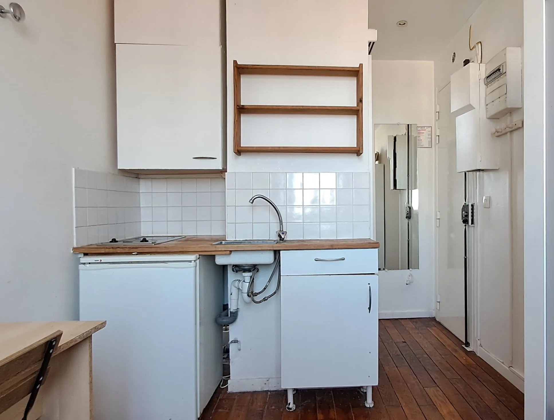 Studio lumineux à vendre à Paris 14 - Dernier étage et vue dégagée 