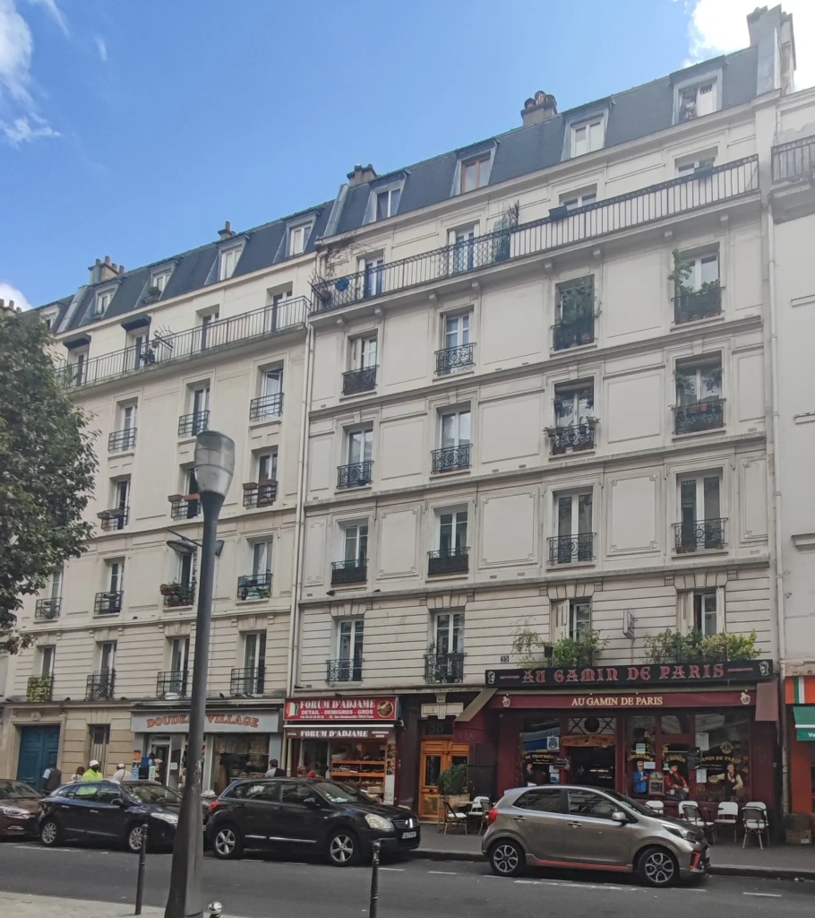 Appartement de 2 pièces à vendre à Paris 18 - Rue Doudeauville
